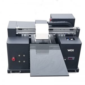 2018 UV nyalur printer flatbed a4 dtg t shirt logo printing machine for sale WER-E1080T