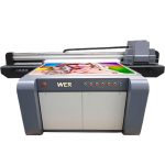 3D efek UV flatbed printer, keramik printer, ubin printing machine di china WER-EF1310UV